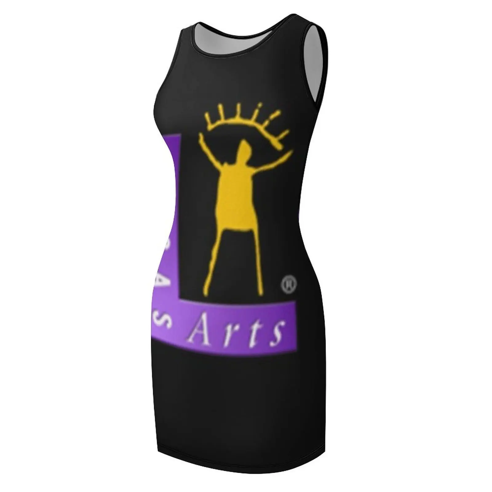 LucasArts logo Klassiek T-shirt Mouwloos Zonnejurk chique en elegante damesjurk avondjurk dames