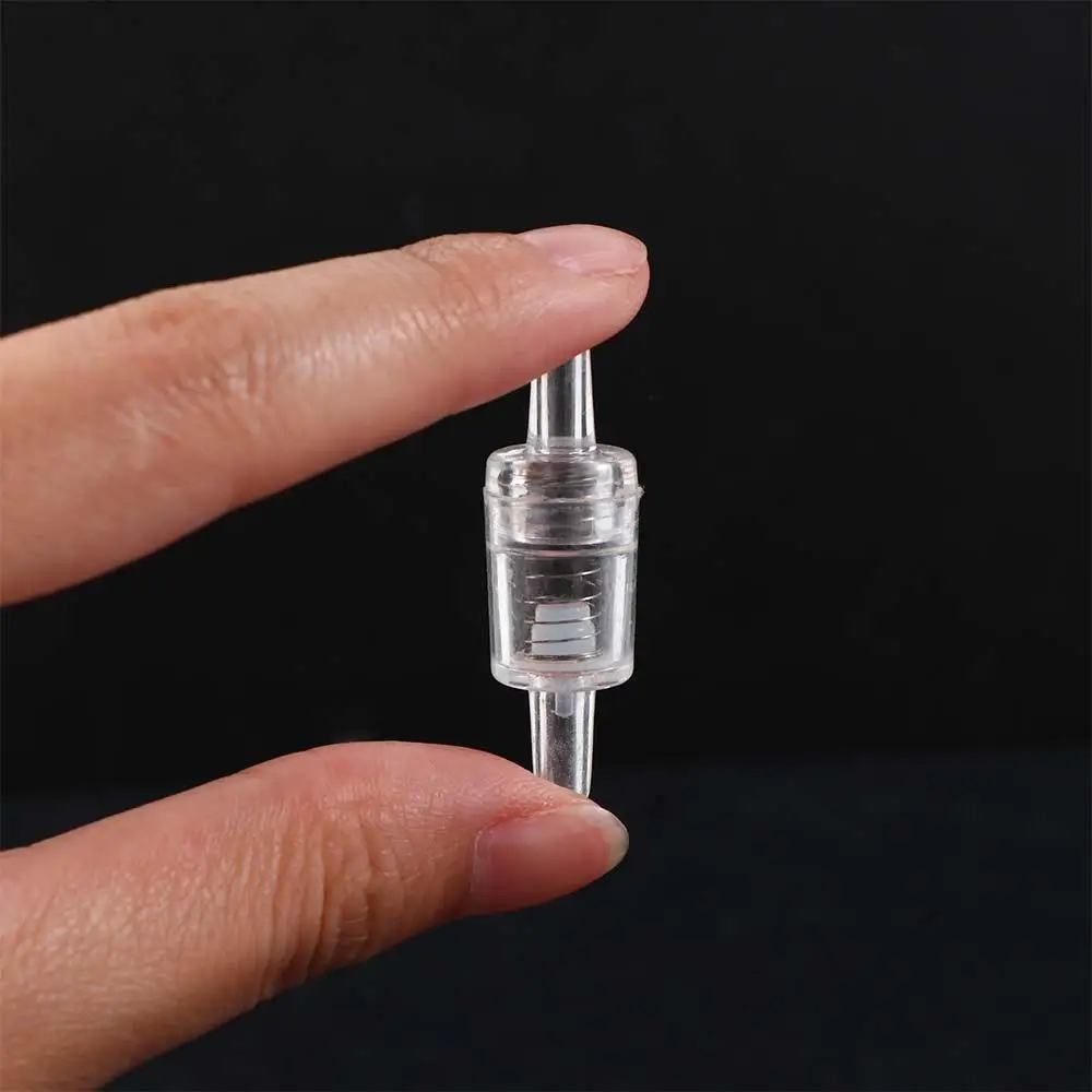 내구성 있는 4mm / 6mm / 8mm / 12mm 흰색 연료 공기 액체 가스 물용 워터 스톱 밸브 체크 밸브 단방향 인라인 밸브