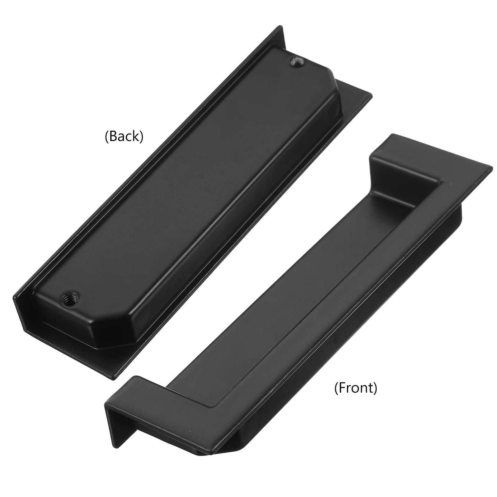 

2pcs Recessed Door Handle Zinc Alloy Groove Design For Cabinet Wardrobe Drawer Furniture Pull Replacement Hardware Accessory