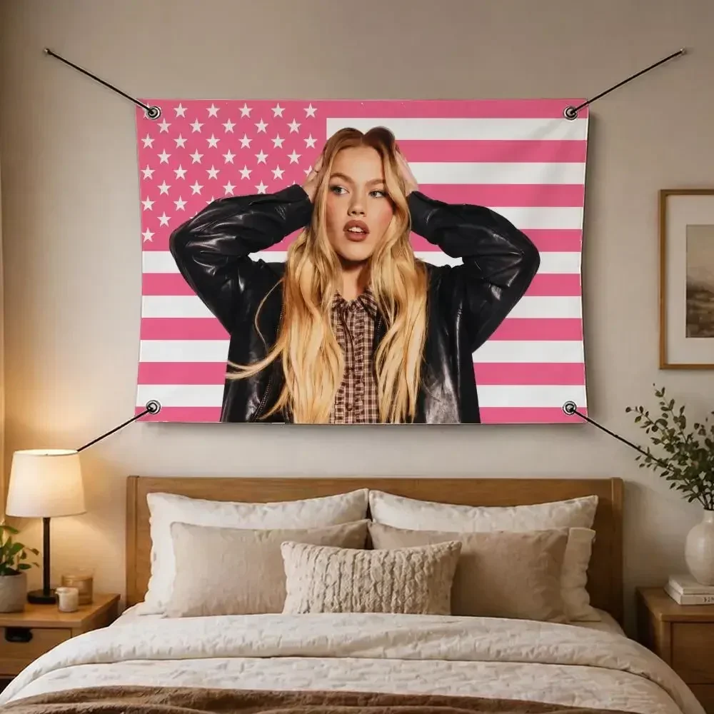 Music-Pop Freya Skye Flags Flags are suitable for living rooms, bedrooms, bars,salons, gardens, home decor, and as gifts