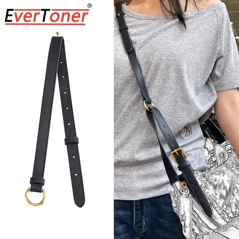 

Длинный регулируемый кожаный ремень EverToner для сумки D Journey, сумка для ланч-бокса, замена плечевых ремней через плечо, аксессуары для сумок