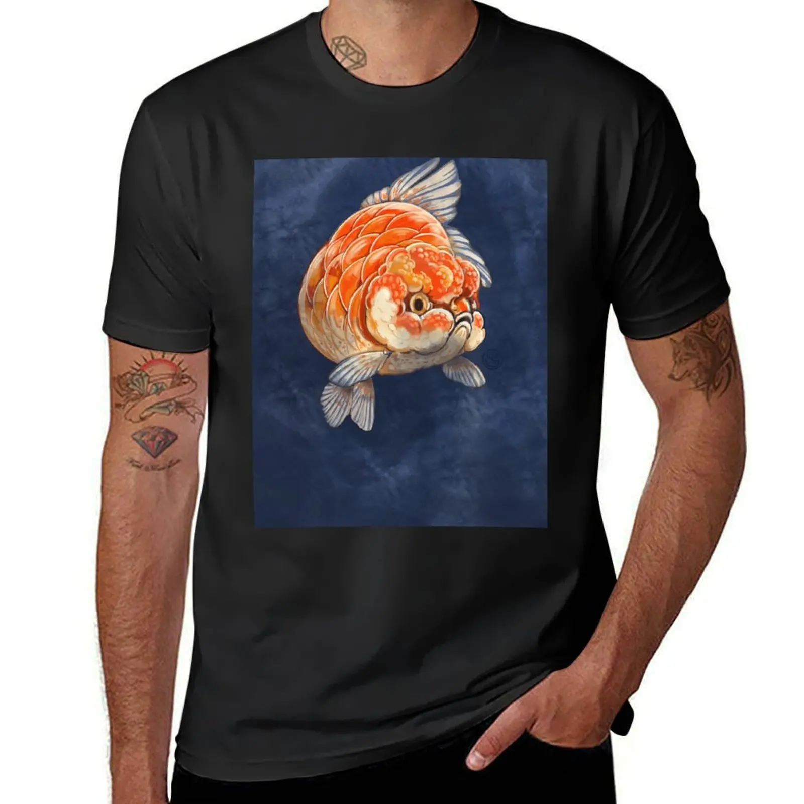 Ranchu Goldfish T-Shirt graphics oversizeds mens t shirts