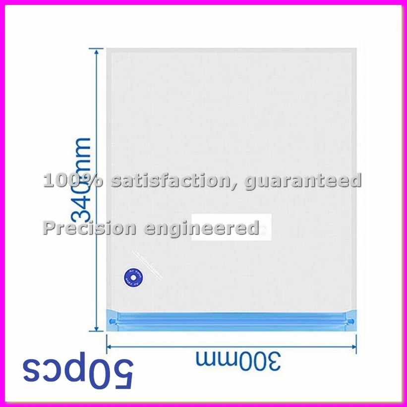 50Pcs Printer Consumables Vacuum Bags PLA/PETG/ABS Filament Bag 30x34cm Reusable Vacuum Compression Storage Bags-ABVP