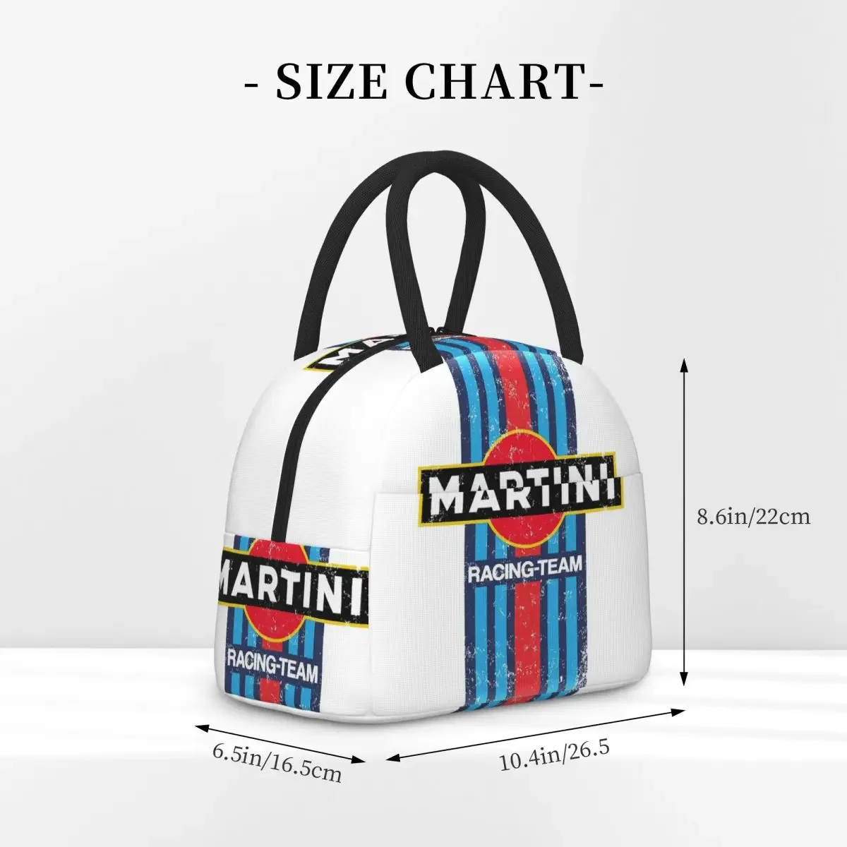 Martinis Race Sportscar Motor Racing (5) Insulated Lunch Bag for Women Kids Portable Food Boxes Thermal Lunch Box Tote