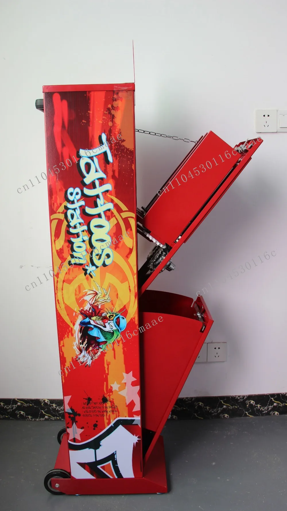 Anime Character Sticker Vending Machine-300-600 Capacity Multi-Color Options