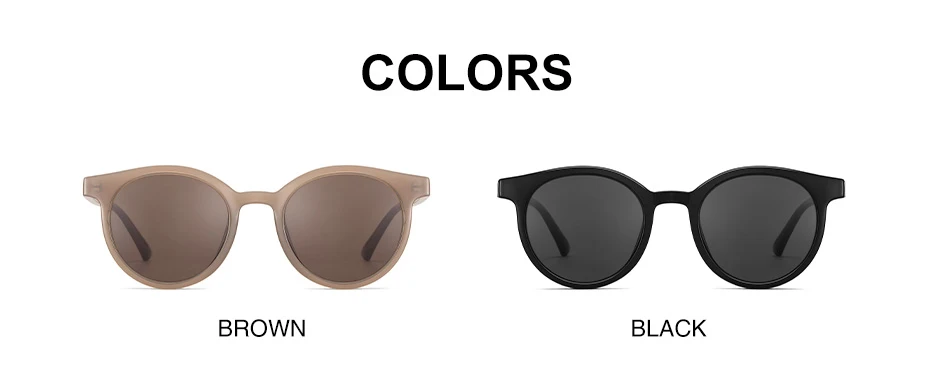 CAPONI Vintage Sonnenbrille Frauen Brillen Retro Runde Polarisierte Sonnenbrille UV400 Ray Schnitt Marke Designer Weibliche Shades CP80619 – Detail 12