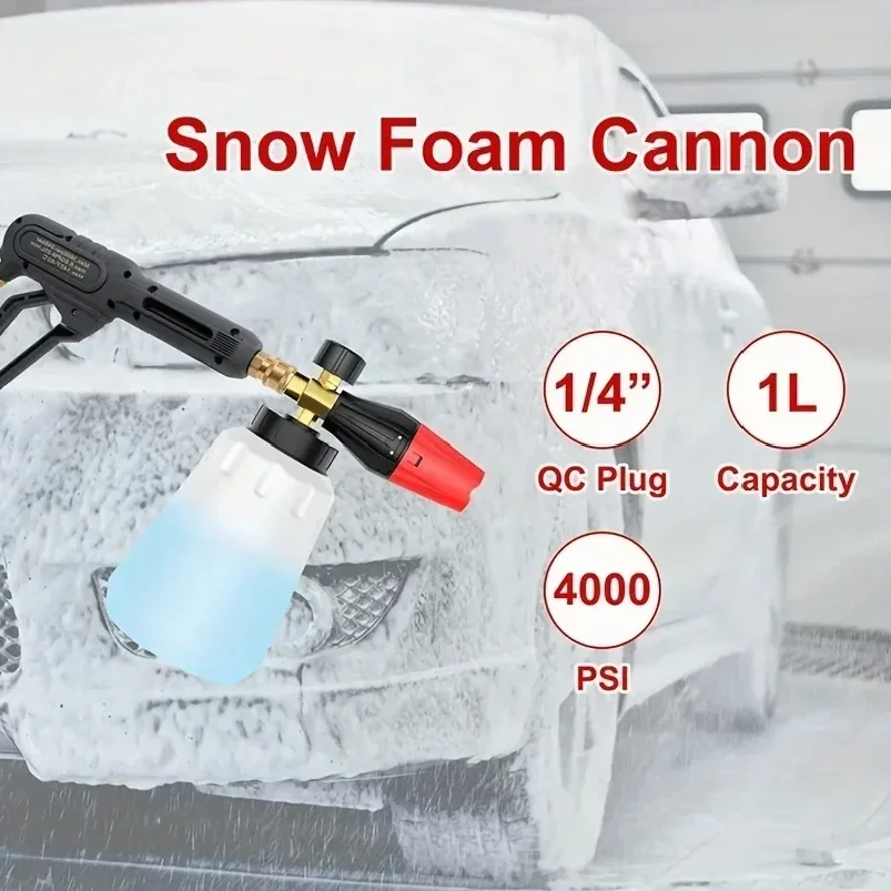 High Pressure PA Foam Cannon  Adjustable Foam sprayer Snow Foam Gun Car Washing Accessories Cleaning Kit for Pressure Washers view 5