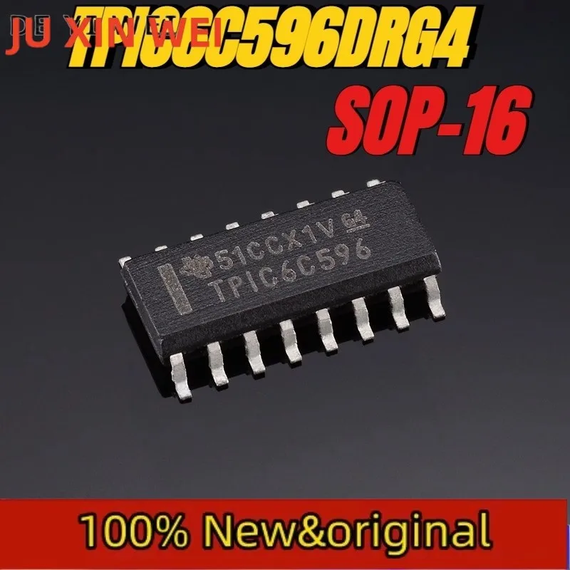 （Brand New Original）10pcs/lot 100% original genuine relay:TPIC6C596DR TPIC6C596DRG4 SOP-16 Shift register chip