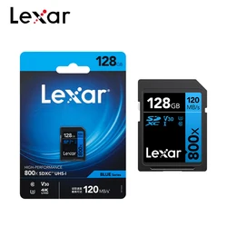 Original Lexar 800x PRO SD Card 32GB 64GB 128GB 256GB 150MB/s Flash Memory Card SDHC/XC USH-I 1080P 3D 4K UHD SD Card for Camera