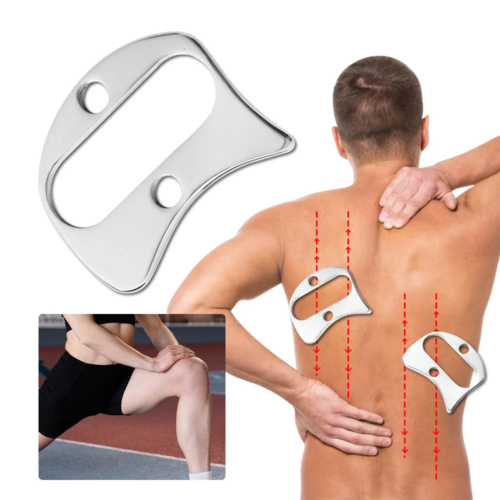 10cmX8cm Gym Iastm Muscle Smart Graston Massage Tool Chiropractor Gua Sha Fascia Physiotherapy Deep Soft Tissue Therapy Device