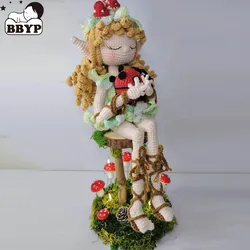 Crochet Dolls Anime Doll Elf Ladybug Birthday Gifts Home Deco Finshed Dolls