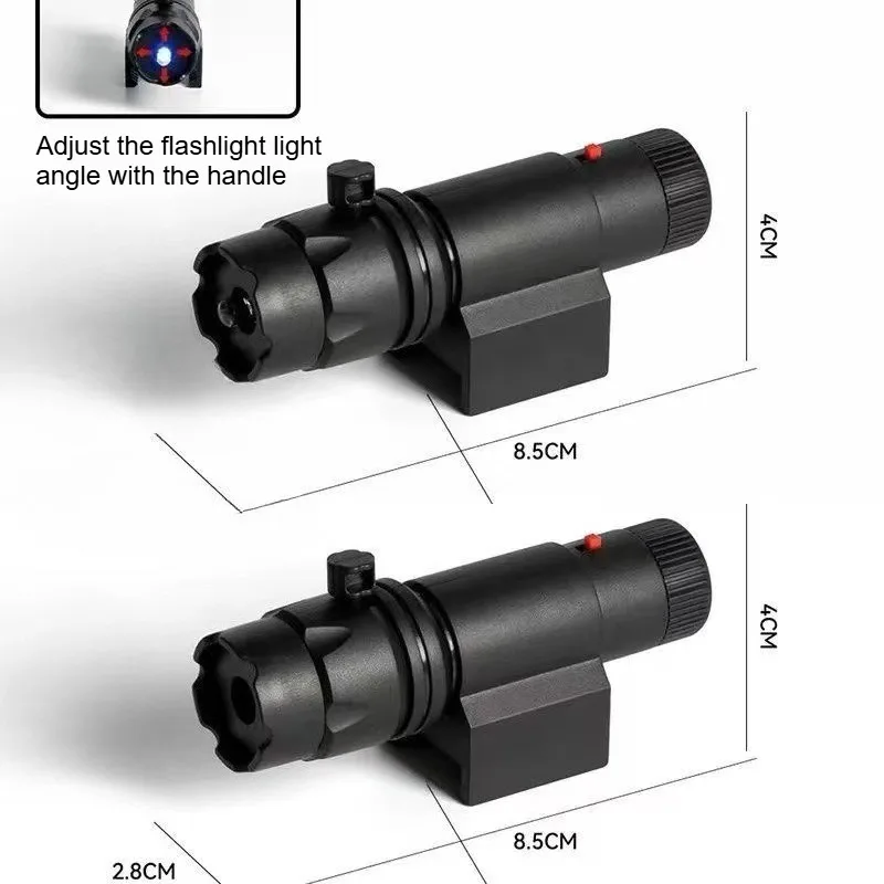 Infrared Adjustable Laser Sight Mini Scope Plastic Toy Children's Model Decoration Universal 20MM