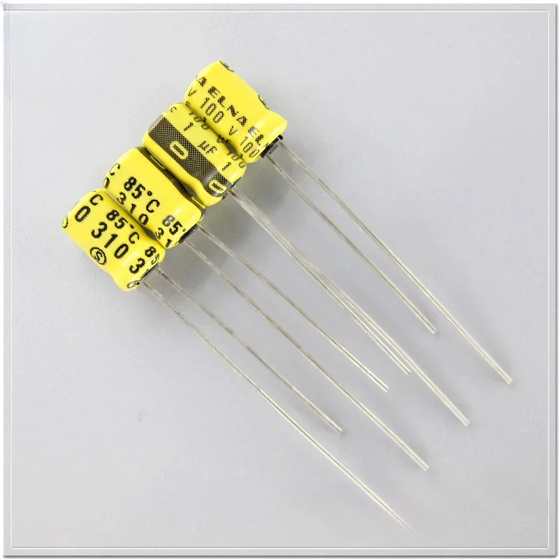 20PCS/100PCS ELNA RC2 series 100V1uF small size electrolytic capacitor 100V/1uF 4×7mm