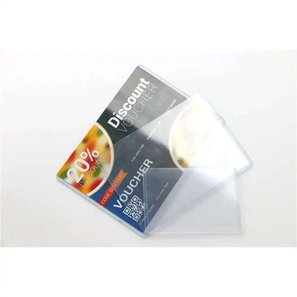 Plastic Sleeve A6 A5 A4 Pvc Frame License Holder Protective Document File Folders Price Tag Card Sign Display Case