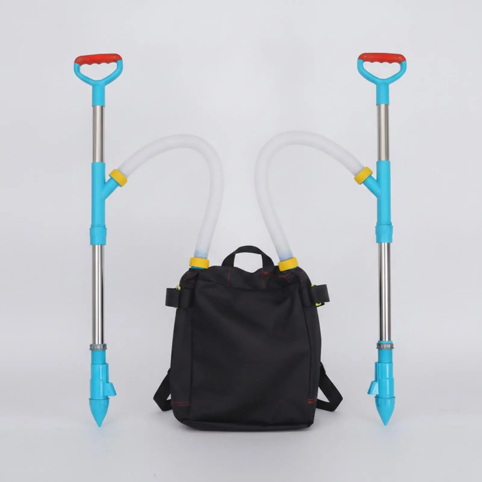 Soil Nutrient Applicator for Plants Stainless Steel Shaft Garden Feeder Tool with Side Inlet for Targeted Crop Fertilizing