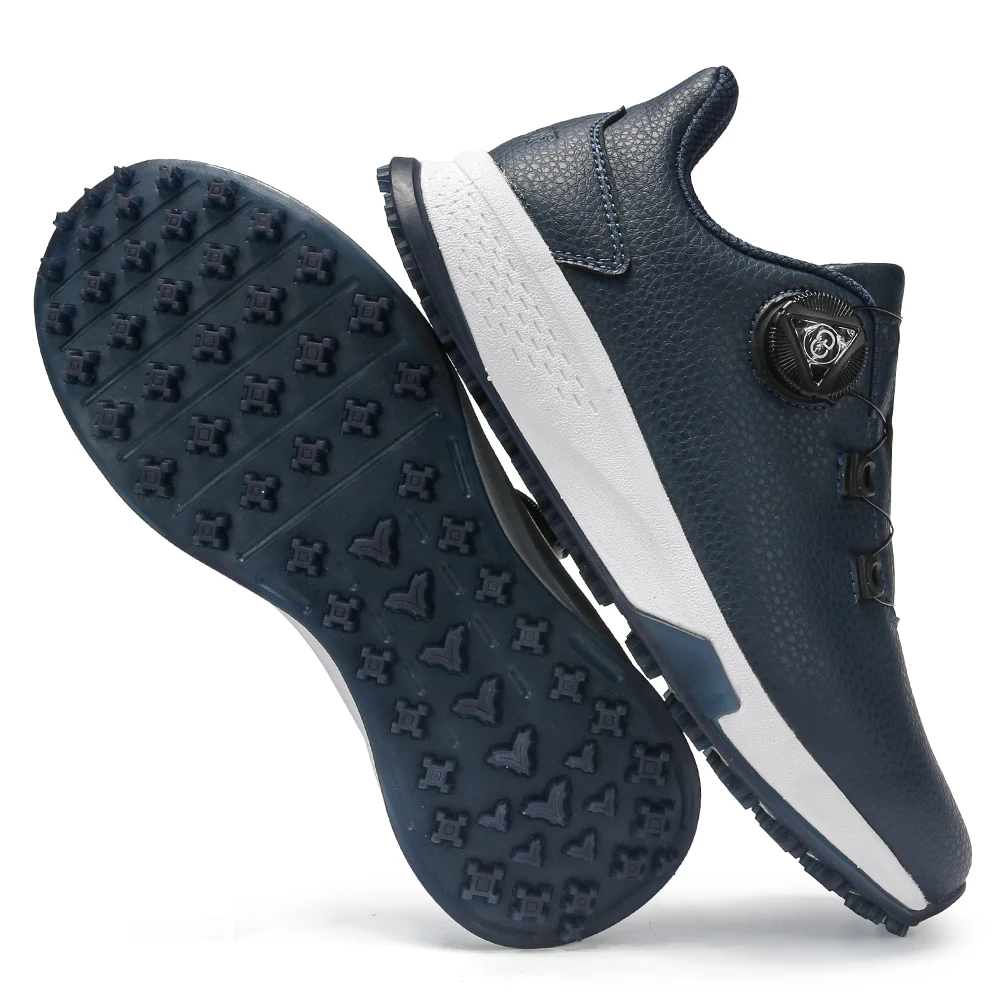 

Waterproof Golf Shoes Men High quality Leather Professional Outdoor Golfing Sneakers Walking Exported To Europe And America39-48
