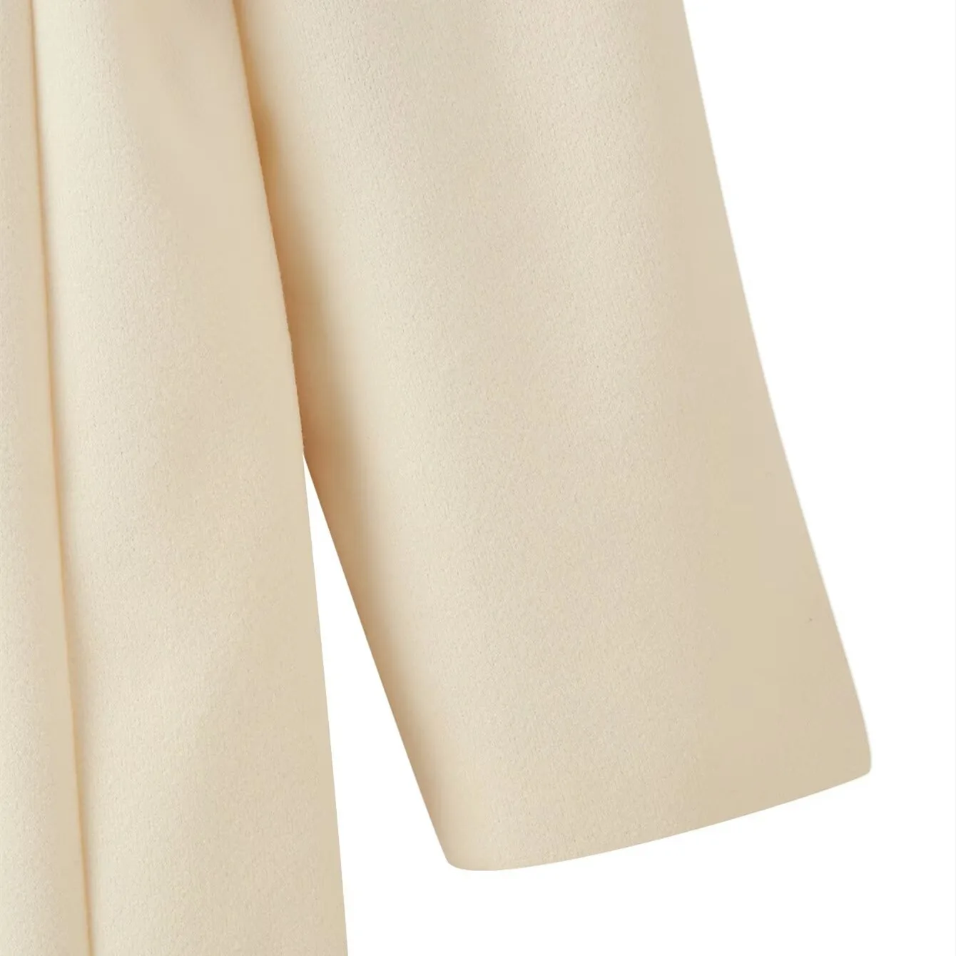 Elegante casaco longo de lã feminino com cinto branco único breasted lapela manga cheia casacos femininos 2025 outono fino senhora casaco