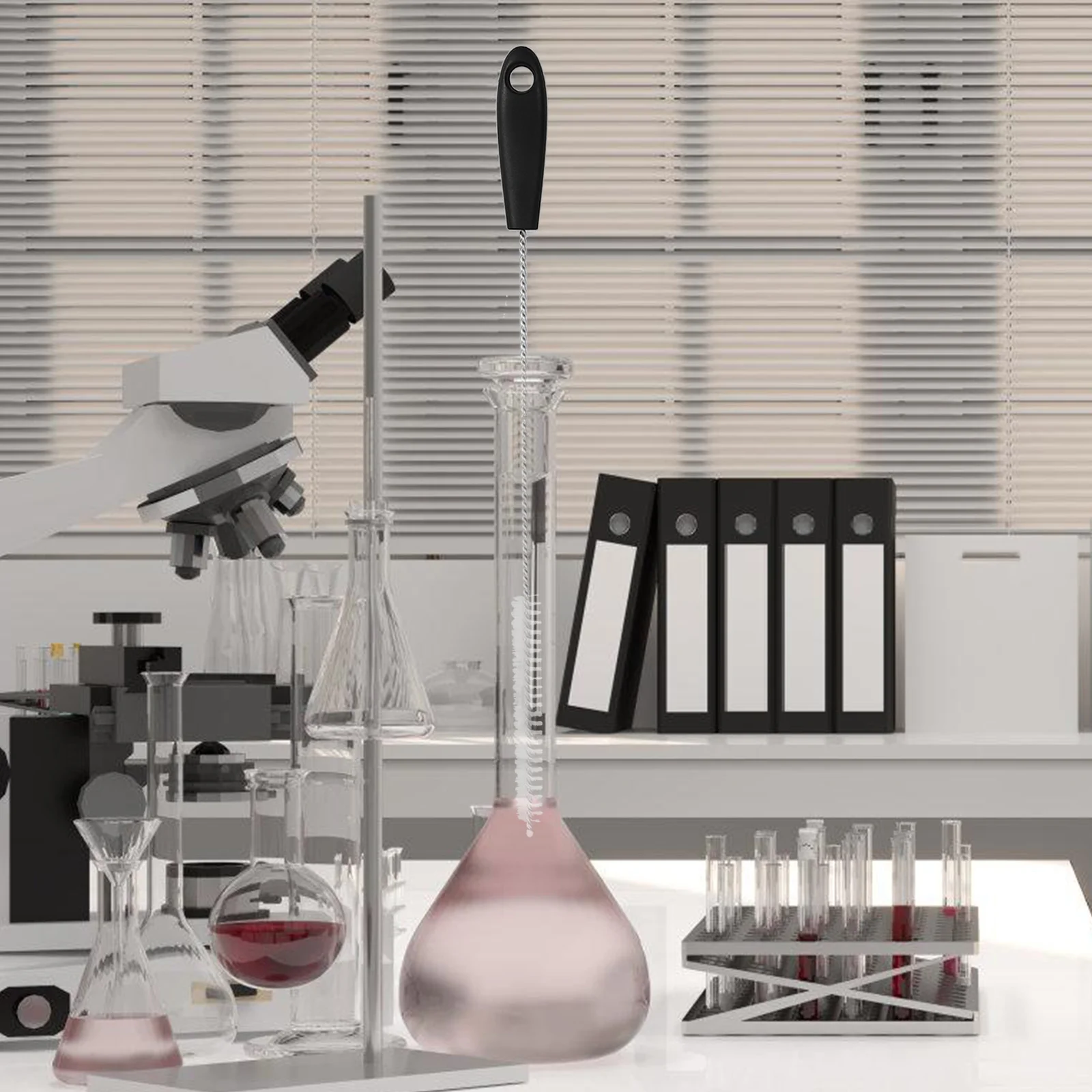 

4 Pcs Cup Brush Small Bottle Brushes for Cleaning Washing 304 Stainless Steel Water Scrubber Baby