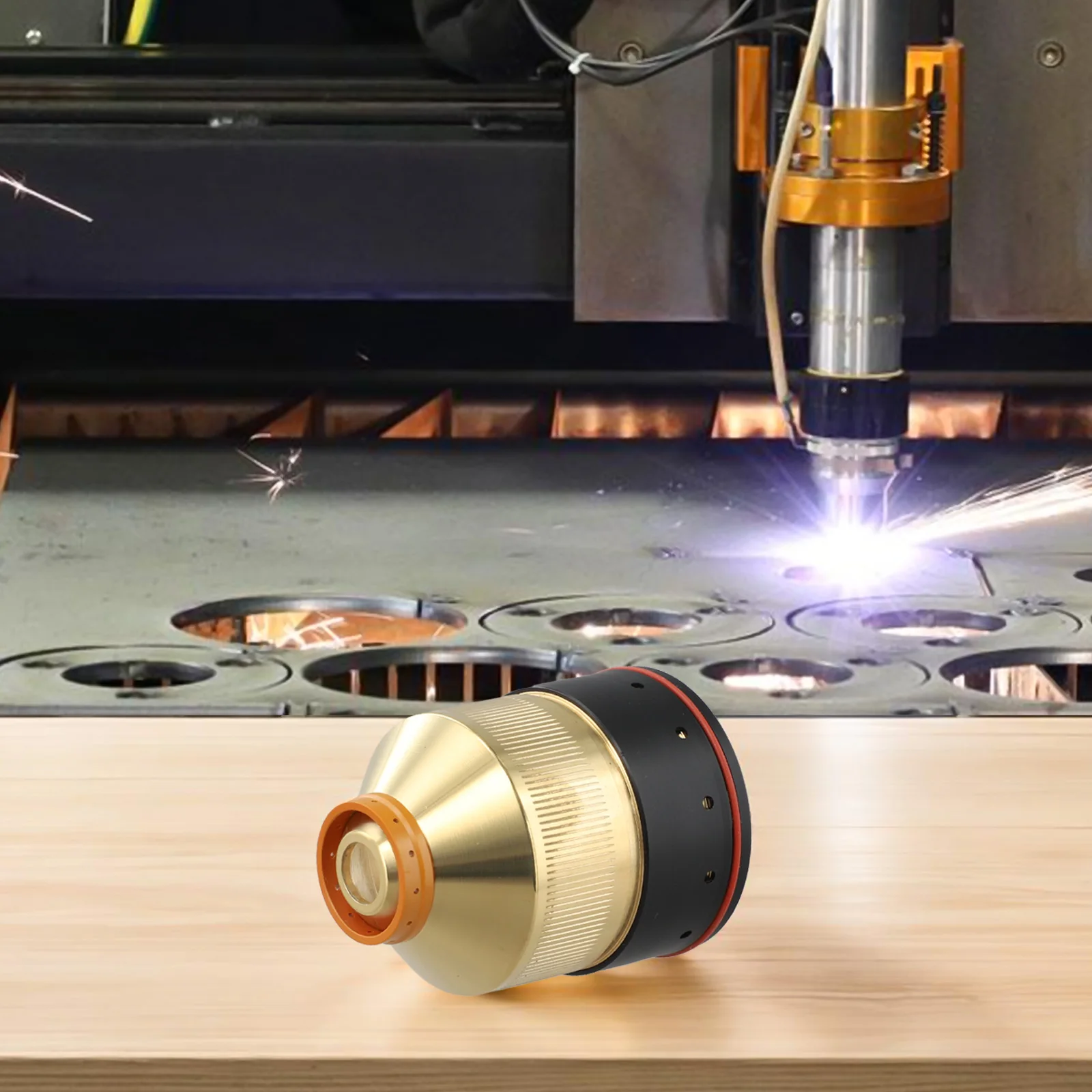 

Welding Nozzle Head Plasma Cutting Machine 220756 Nozzle Tip Plasma Cutter 80A 130A HPR130XD Machine Plasma Drag Tip New