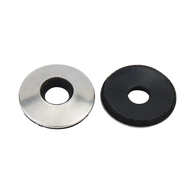 Mesin cuci penyegel Stainless steel, 20/100 buah 304 EPDM terikat Sealing Gasket karet tahan air tahan debu Compound Washer M4.2/M4.8/M5.5