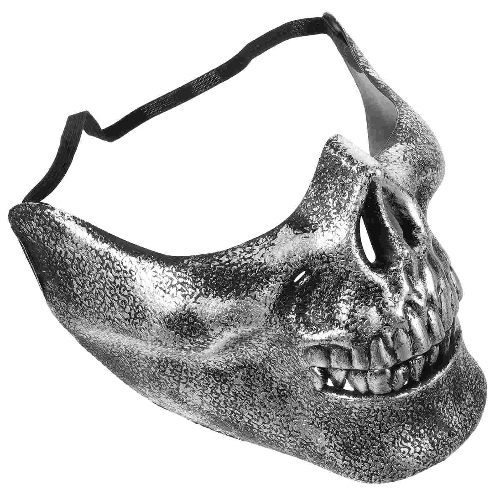 

Gathering Mask Half Face Unisex Halloween Skull Style Innovative Design War Game