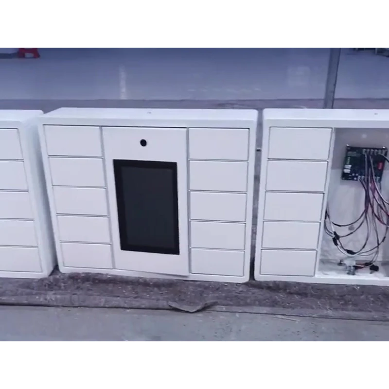 Wall-mounted smart key or phone cabinet