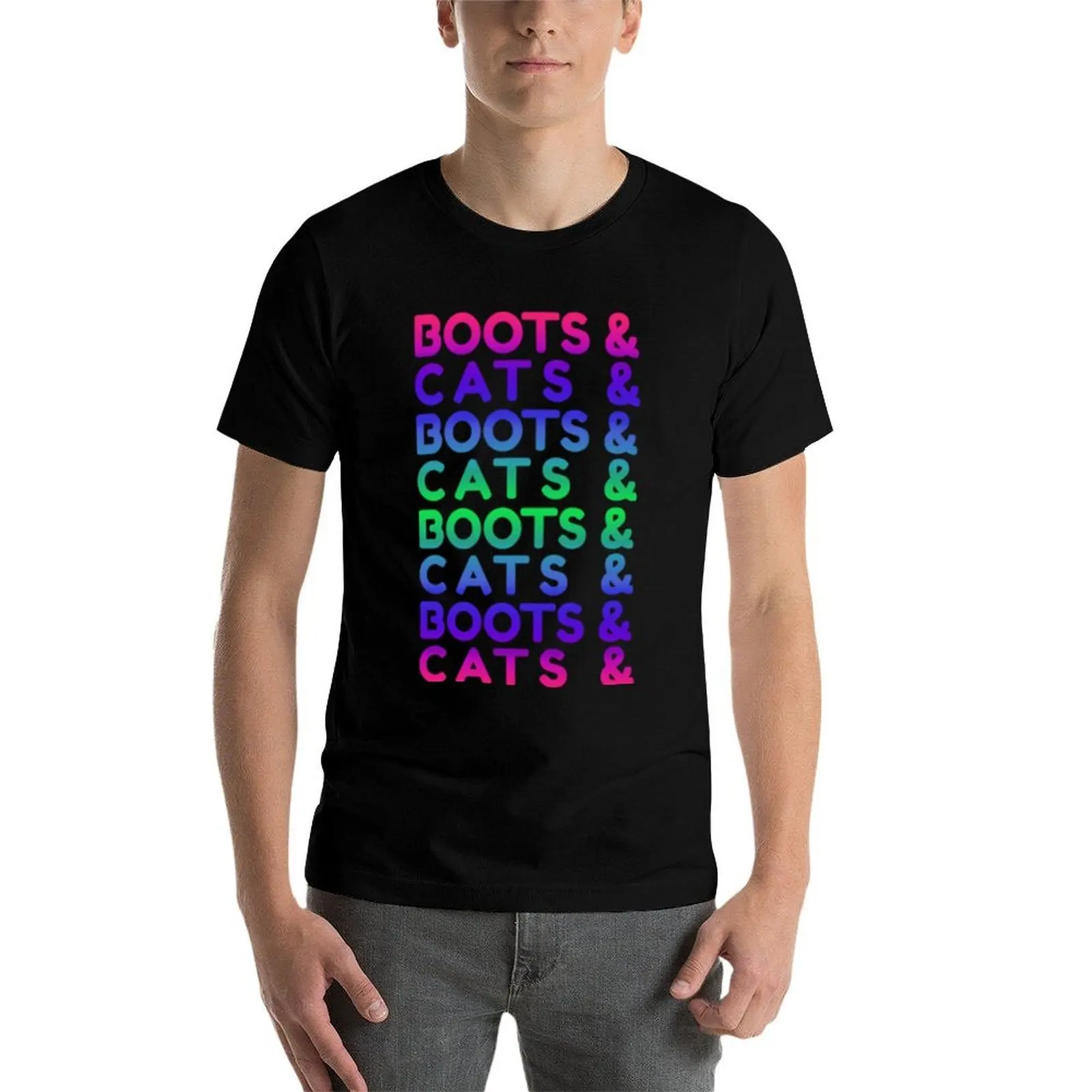 

Edm Rave Boots And Cats Gift T-Shirt g man t shirts for men man tshirt T-Shirt