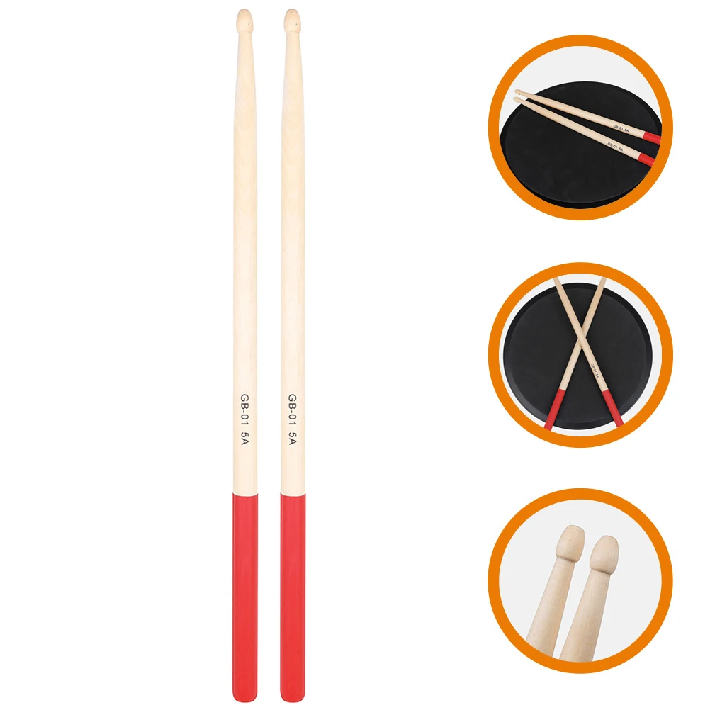

Drum Accessories Maple Non-slip Drumsticks Kids Musical Instruments Electric Practice Child