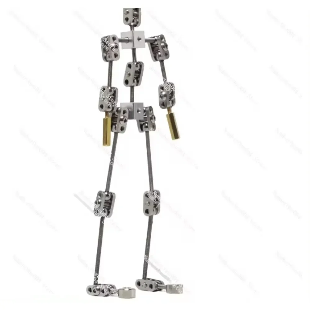 Man skeleton NOT-READY-MADE Studio Stop Motion Armature Kits  Metal Puppet Figure for Character Design Creation