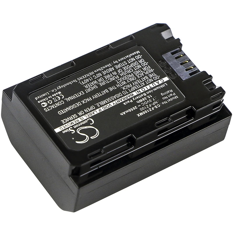 Camera Battery For Sony BC-QZ1 CS-FZ100MC CS-FZ100MX NP-FZ100 Alpha A9  A7R Mark 3  A7 Mark 3  Alpha a7R III  Alpha a7 III