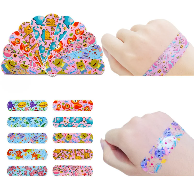 Cartoon Waterproof Band Aid Kawaii Plasters  Adhesive Bandages Strips for First Aid Wound Plaster Skin Patch for Children