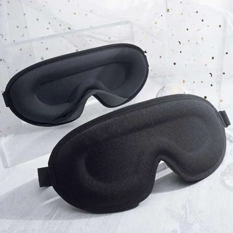 1PC 3D Sleep Mask Natural Sleeping Eye Mask Comfort Three Dimensional Design Memory Foam Face Mask Eyeshade Night Breathable