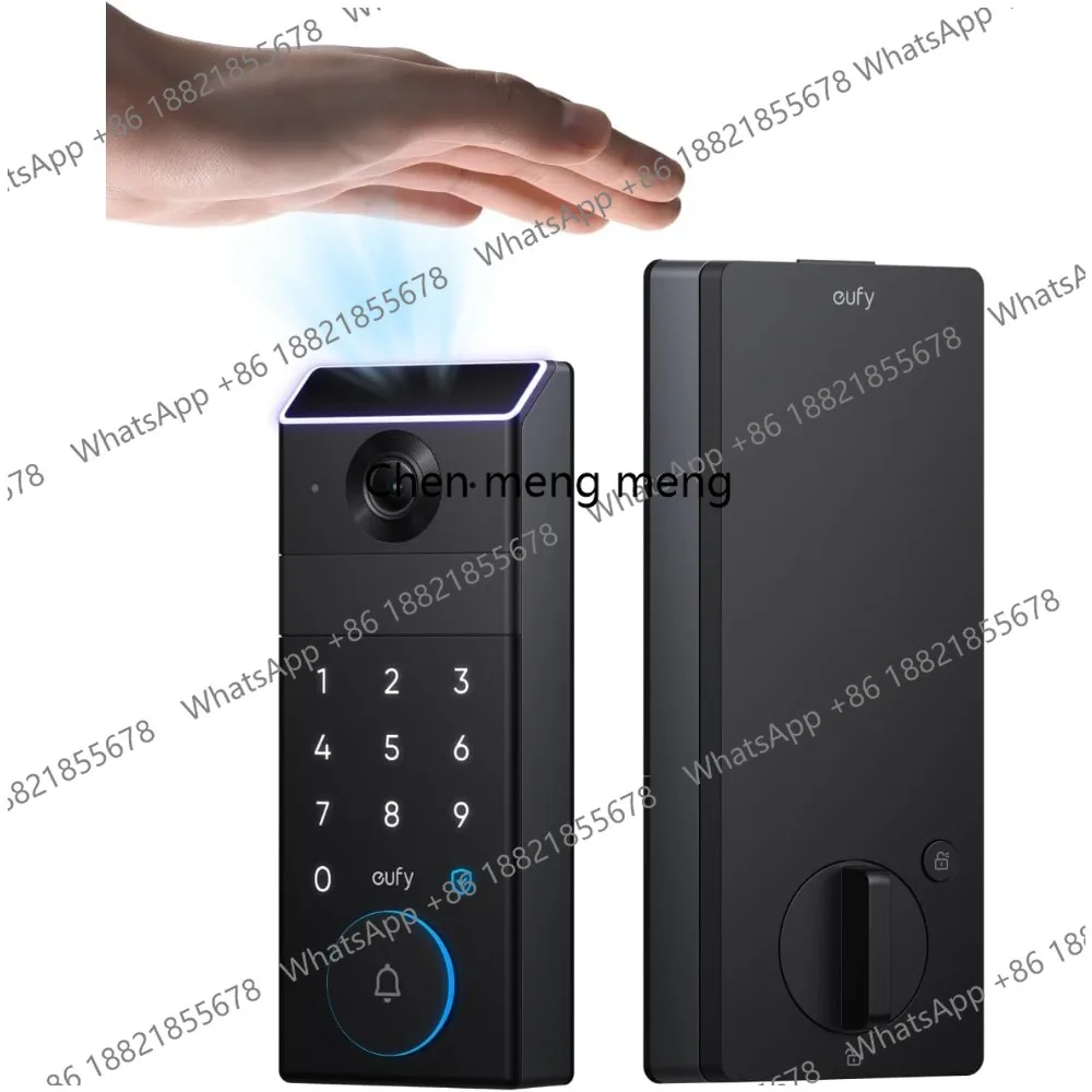 

eufy FamiLock S3 Smart Lock With Palm Vein Recognition - Keyless Entry Door Lock for Front Door, 3-in-1 Wi-Fi Keypad Deadbolt+ 2