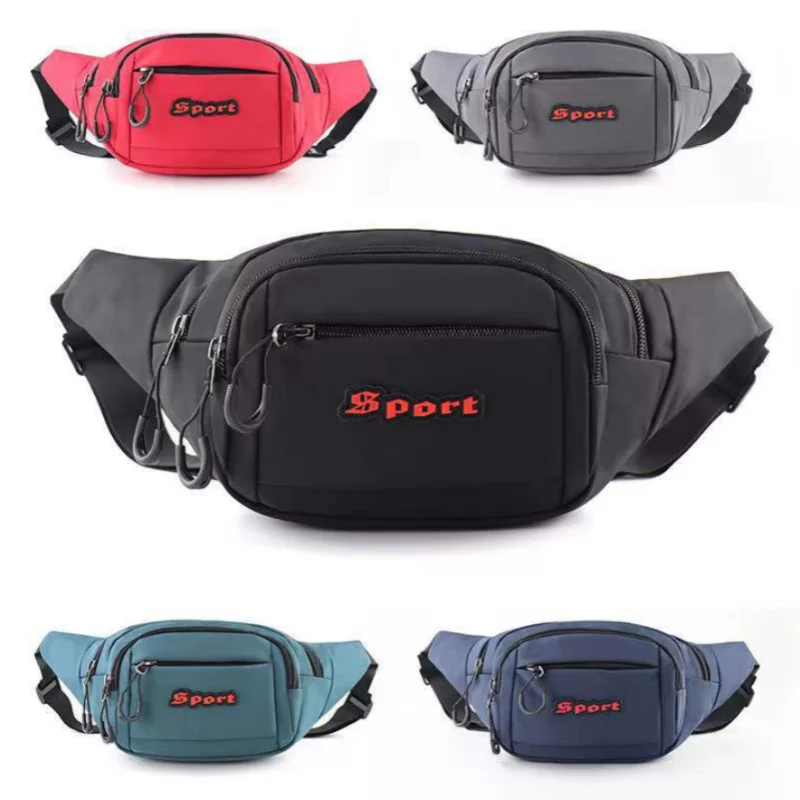

Outdoor Sports Waist Bag Men's New Sports Phone Waist Bag Women's Running Belt Packaging Canvas Material