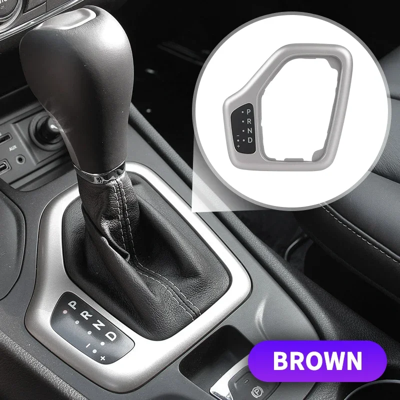 

Automatic Transmission Shifter Bezel Cover For Jeep Cherokee 2014 2015 2016 2017 2018 5YD27LS5AA 5YD27XSAAA 68413957AA 601-401