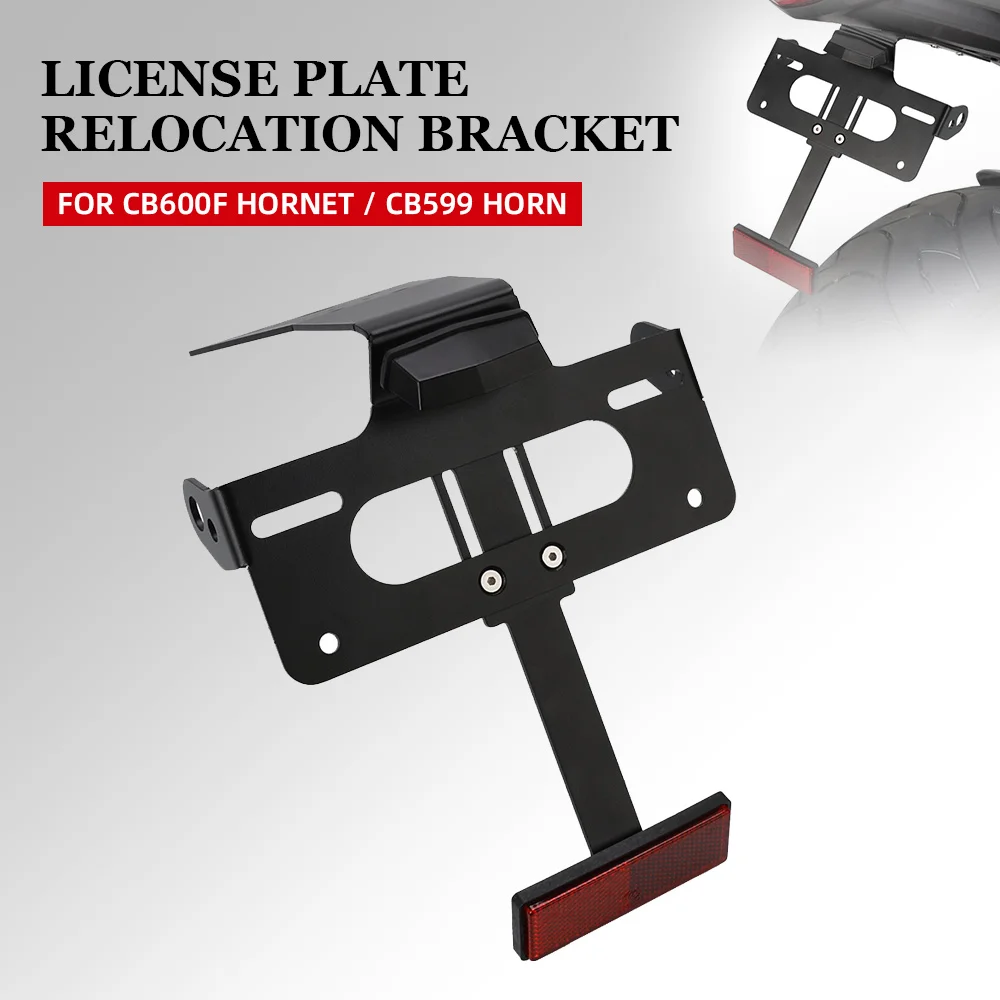 

For Honda CB600F CB 599 Hornet 2007-2011-2012-2013 License Plate Holder Bracket Rear Tail Tidy Fender Eliminator Kit Relocation