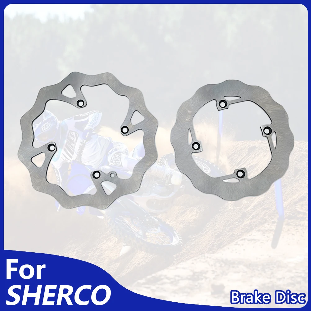 OTOM Motorcycle Accessories Steel Front Rear Brake Disc Rotors For SHERCO SE SEF 125 250 300 450 500 2014-2023 Dirt Pit Bike