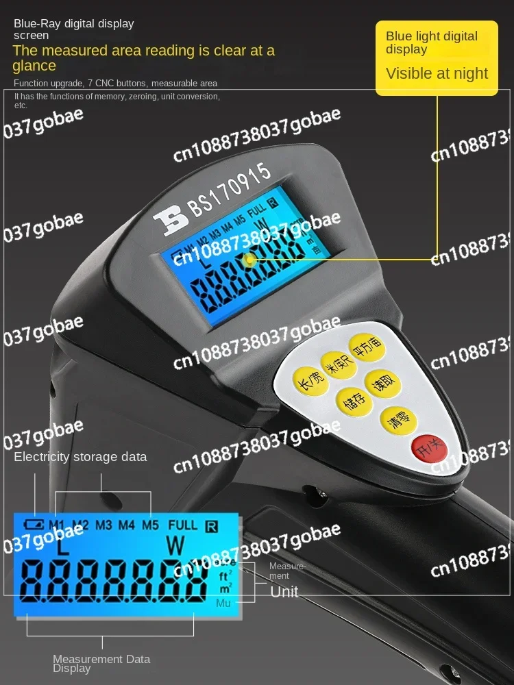 Wyj High-Precision Digital Display Mechanical Ranging Wheel Car Engineering Surveying Instrument Rolling Ruler