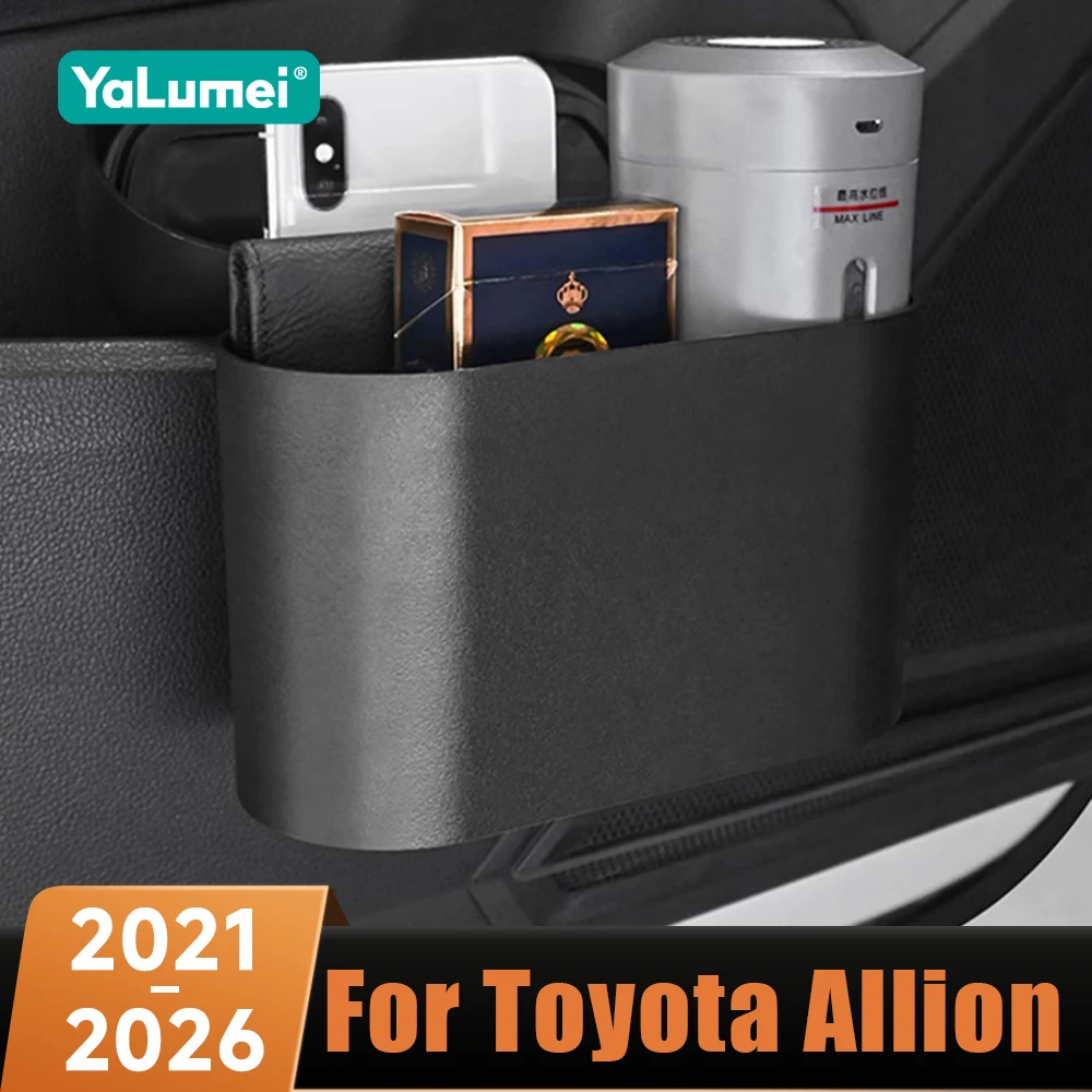 Car Grab Bins Suspended Car Trash Can Trash Dustbin Organizer Black Accessories For Toyota Allion 2021 2022 2023 2024 2025 2026