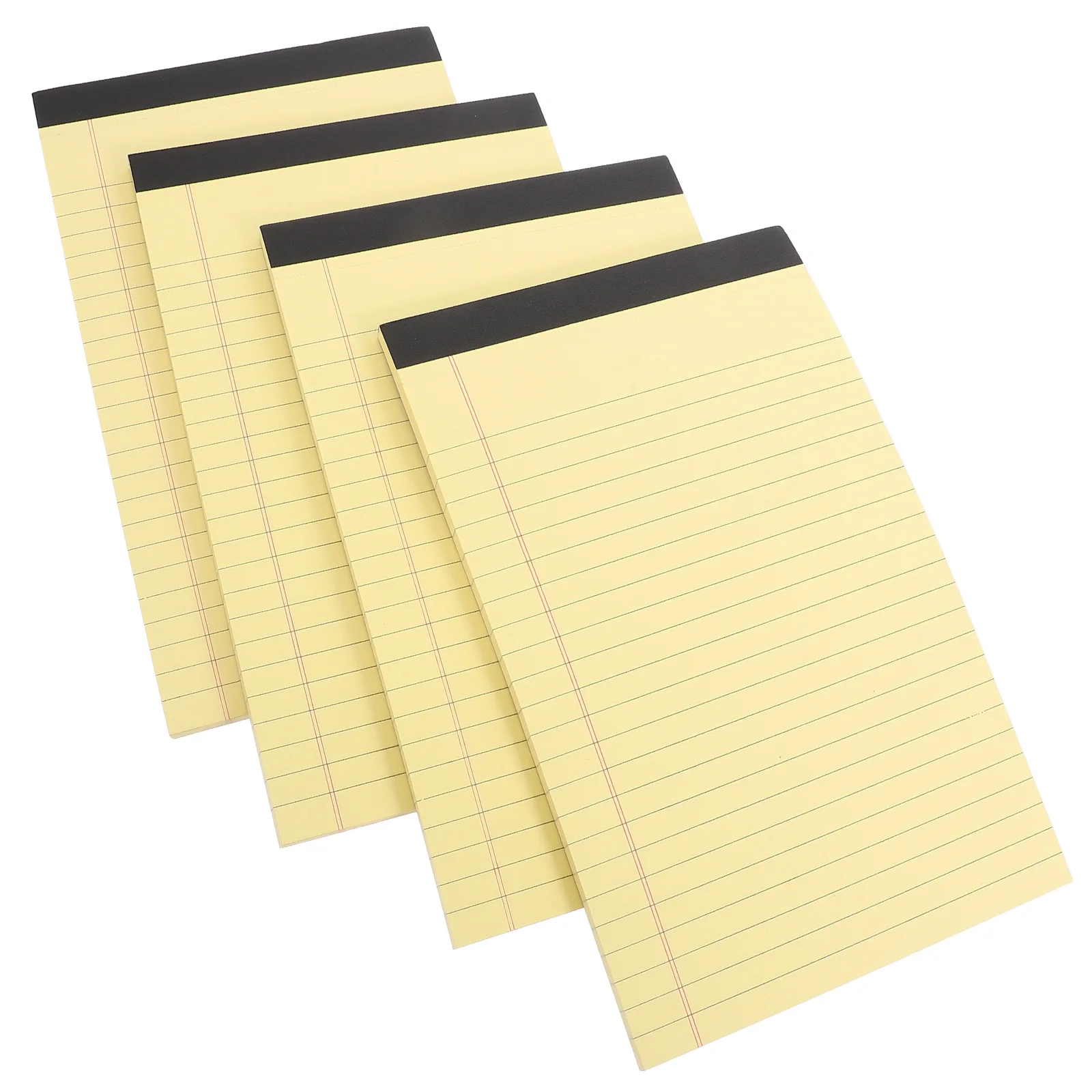 

4Pcs Writing Pad Set Mini Legal Pads Horizontal Line Layout Off Sheets for Scheduling Notes Home Office Organization