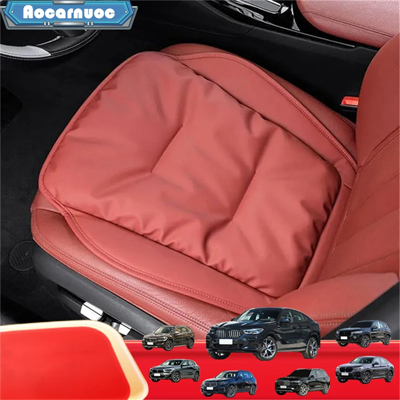 

1pcs/set Car Leather Cushion Seat Cover Pad Parts For BMW XM X1 X2 X3 X4 X5 X6 X7 IX IX1 IX3 Interior Decorative Accessories