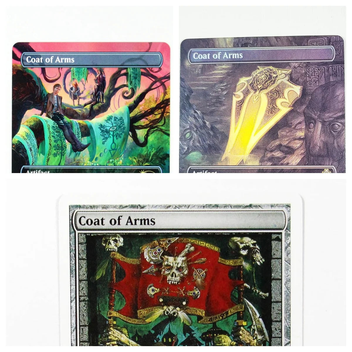 Coat of Arms Holo/Foil TCG Magical Proxys Game Black Top Quality Playing Cards Gathering Board Game Trading Cards Proxy