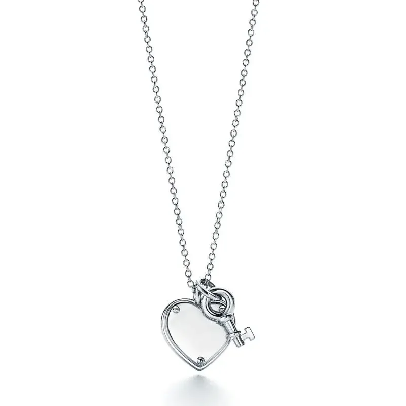 925 Sterling Silver Style, Sweet And Romantic, A Classic Heart-shaped Necklace Suitable As A Gift