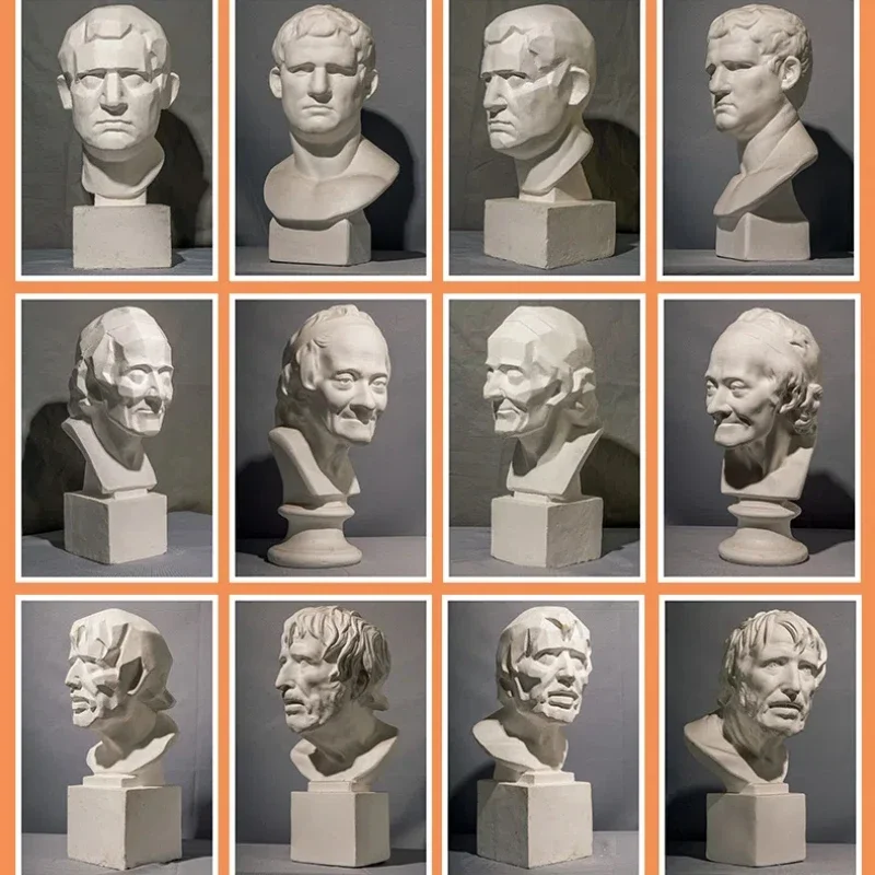 Art Painting Practice Book Specialized Sketching Gypsum Statue Copying Cardboard Painting Draft Line Drawing Manuscript Beginner