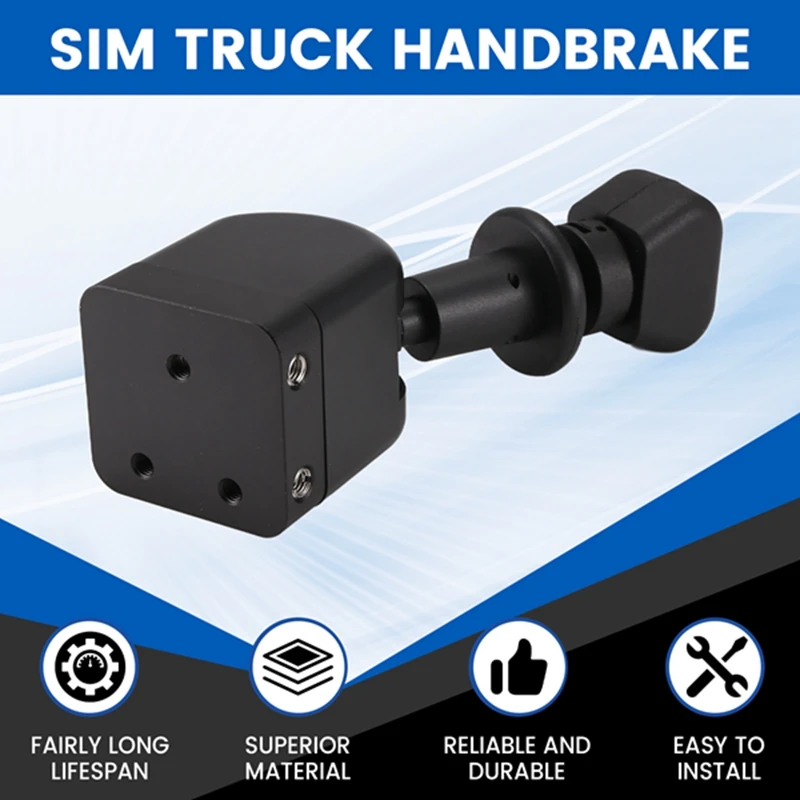 USB Sim Handbrake Truck Hand Brake For Logitech G27 G29 G923 THRUSTMASTER T300RS T-GT ETS2 European/American Truck Games