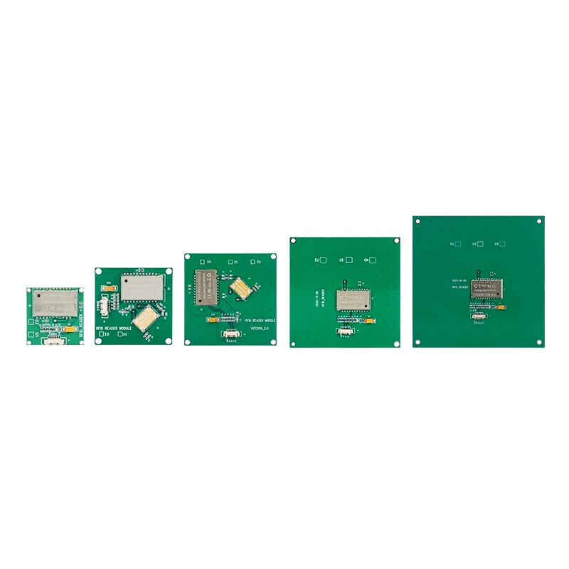 Kleine Größe 35*35mm UHF RFID 900Mhz EPC G2 6C Integrierte 1dBi Antenne Alle-in-ein Tag Label Reader Modul