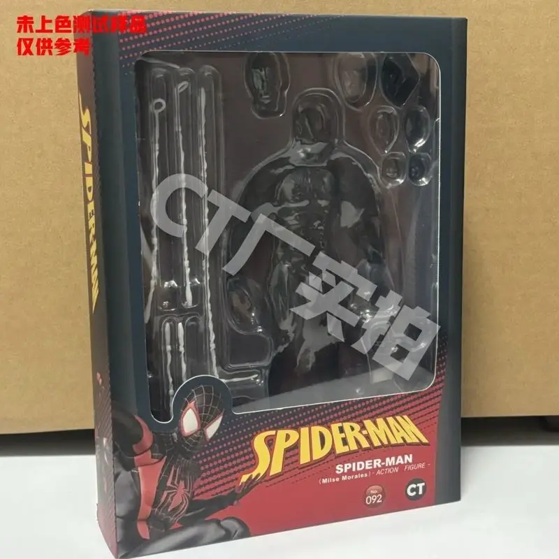 

Ct Toys Spiderman Miles Morales Mafex 092 Spider-Man Figure Shf Spider Man Figure Model Collection Toy Gift