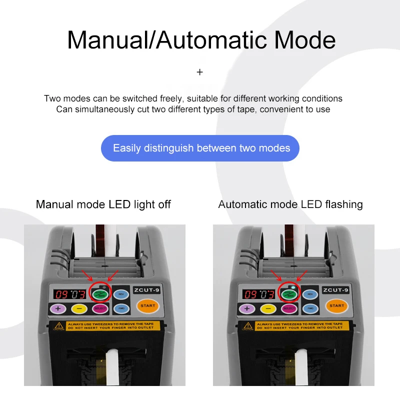 Automatic Tape Cutting Machine Paper Cutter Tape Cutting Machine Packaging Machine Tape Tape Slitting Machine ZCUT-9