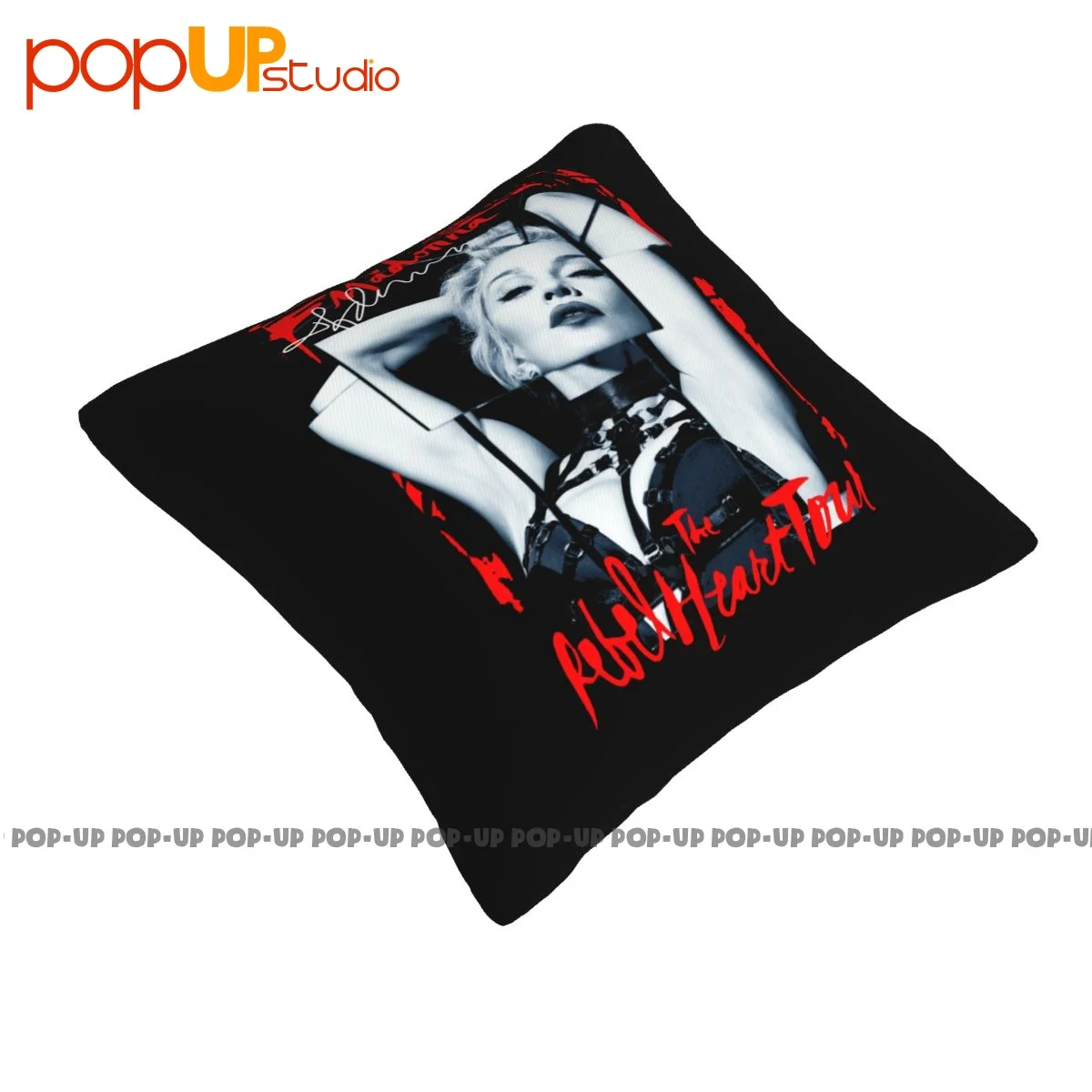 Cozy Madonna Rebel Heart Tour 2015 Pillowcase Throw Pillow Cover For Room Decoration Pattern Decor