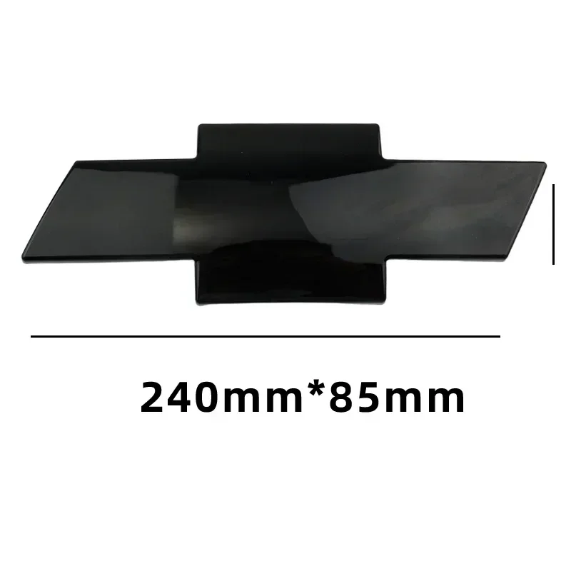 240x85 مللي متر لسيارة شيفروليه سيلفرادو غطاء محرك السيارة الأمامي شعار شعار خلفي الجذع شارة ملصق الشارات تعديل تصفيف الموضة